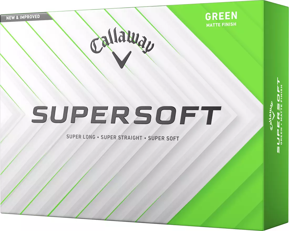 Callaway Super Soft 2025 Green - Dozen