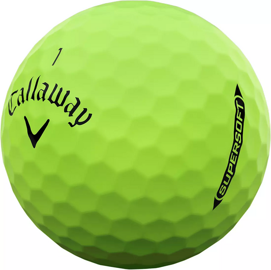 Callaway Super Soft 2025 Green - Dozen
