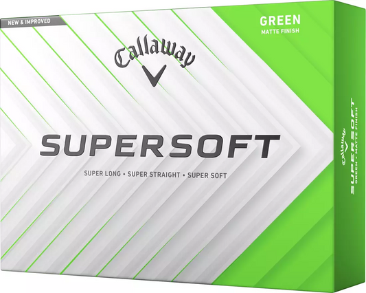 Callaway Super Soft 2025 Green - Dozen