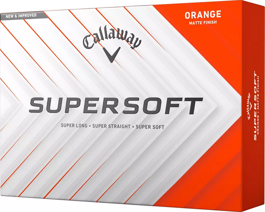 Callaway Super Soft 2025 Orange - Dozen