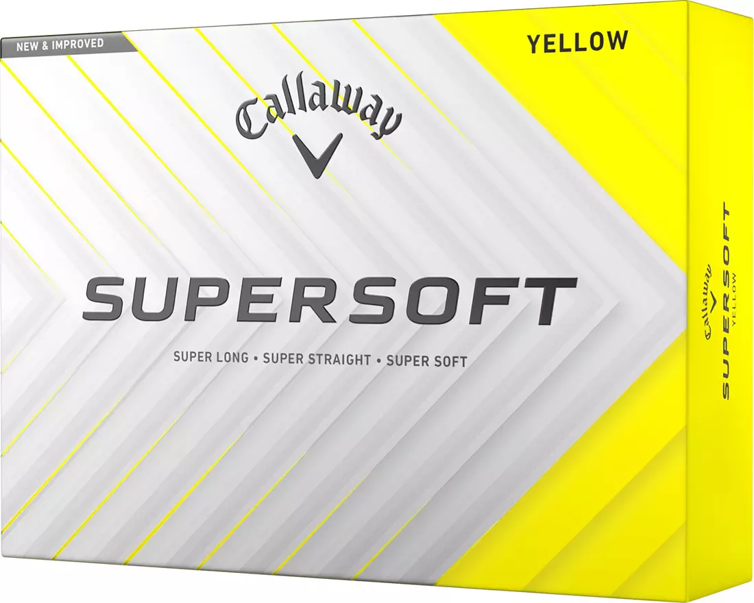 Callaway Super Soft 2025 Yellow - Dozen