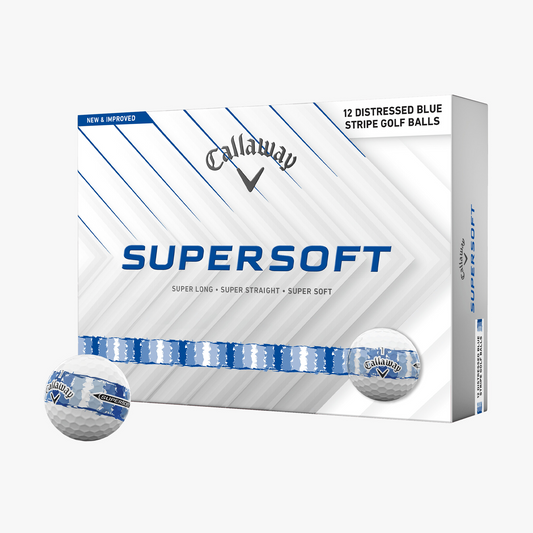 Callaway Super Soft Distressed Blue Stripe - Dozen