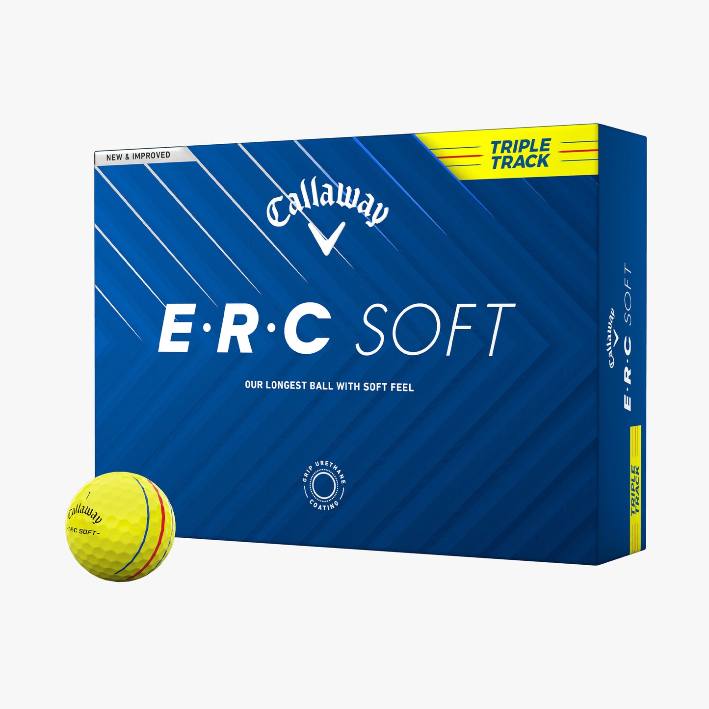 Callaway ERC Soft Triple Track Yellow - Dozen